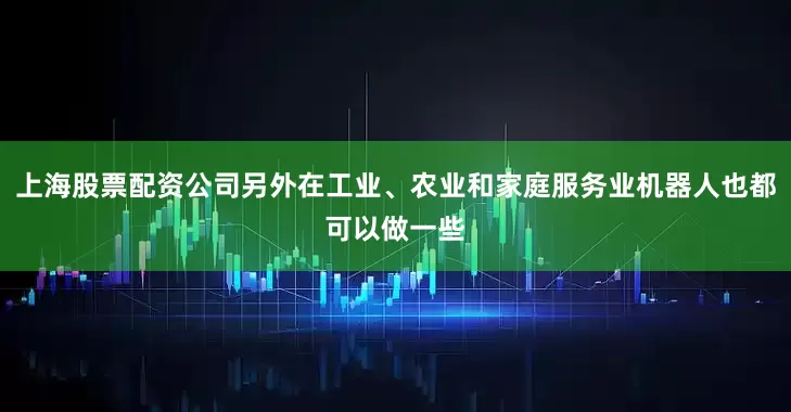 上海股票配资公司另外在工业、农业和家庭服务业机器人也都可以做一些
